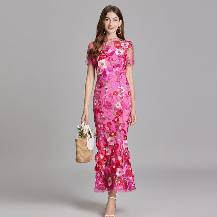 Ärmelloses Damenkleid Lang Maxi-Style