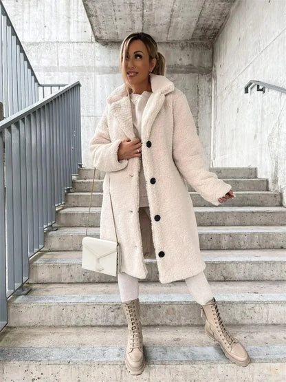 Damen Strickjacke Lang Elegant