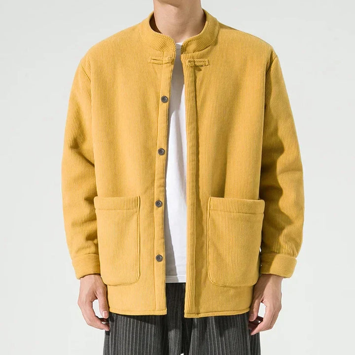 Herren Cordjacke Große Taschen Trendy Style