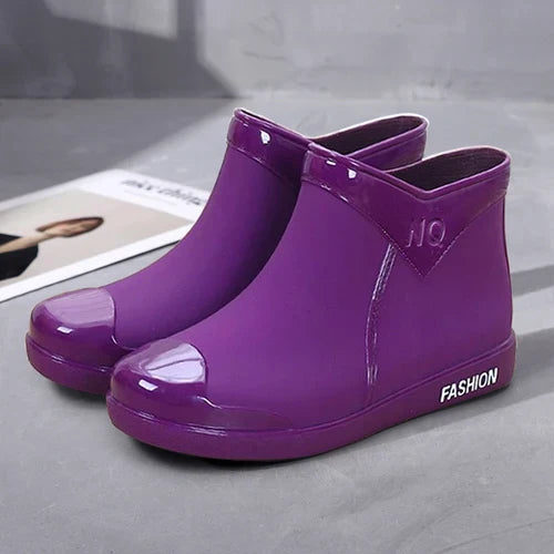 Wasserdichte Damenstiefel Mit Reißverschluss