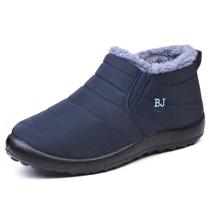 Warme Stiefeletten Gequiltet Wasserdicht Plüsch Innensohle