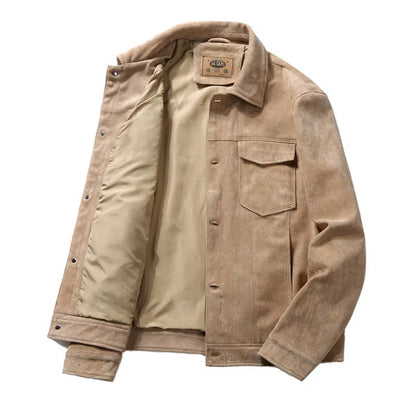 Lederjacke Damen Wildleder Stil