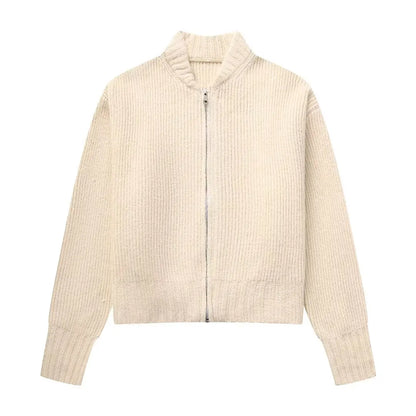 Damen Cardigan Herbst Modell Wollig