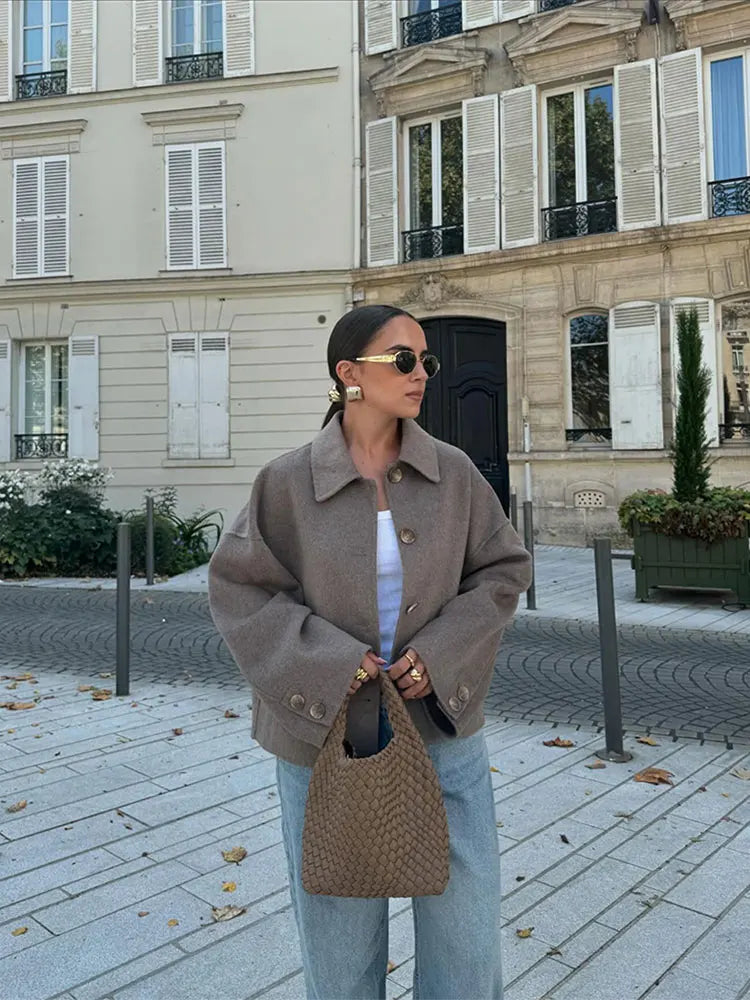 Stylischer Damenmantel Traumhaft Elegant