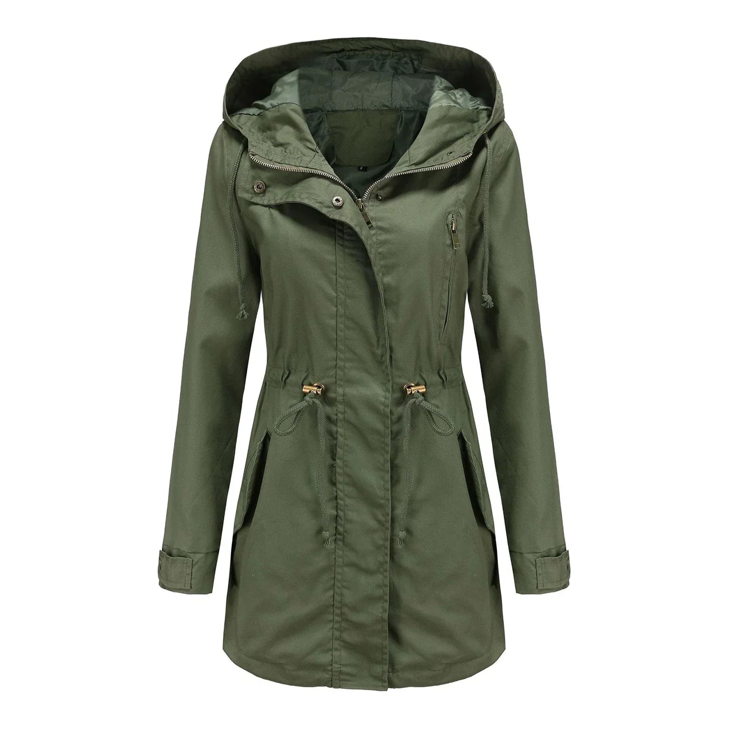 Lange Regenjacke Waterproof Damen