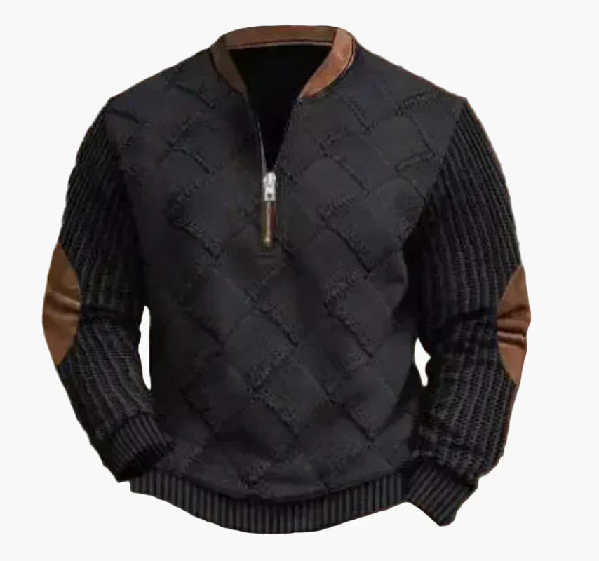 Herren Pullover Warm Modern Stehkragen