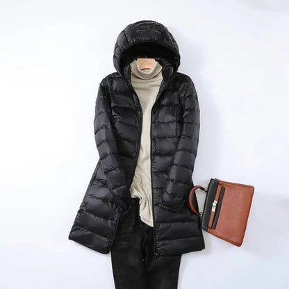 Leichtgewicht Pufferjacke Damen Warme Gesteppte Winterjacke