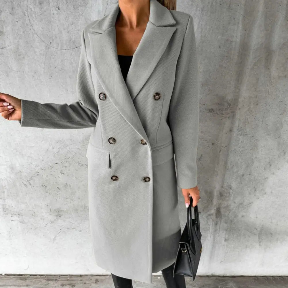Stylisher Damenmantel Elegant City Chic - IdealeKleiden