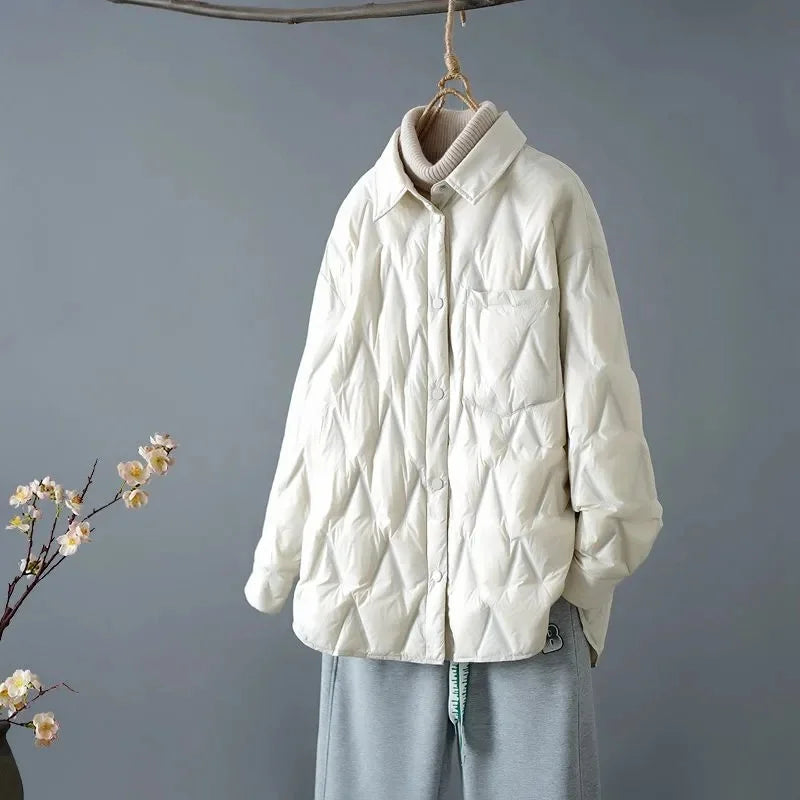 Lockere Steppjacke Damen Leicht