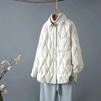 Lockere Steppjacke Damen Leicht