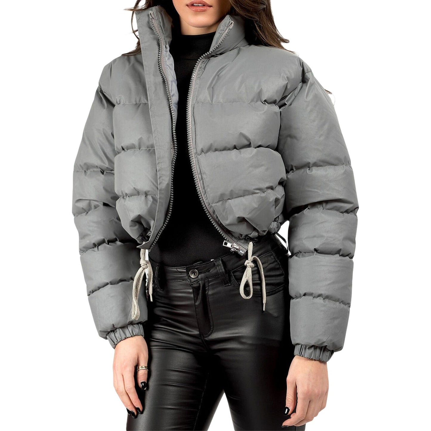 Warme Winterjacke Damen Gepolstert
