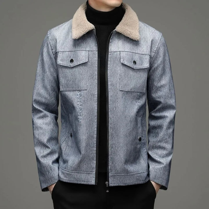 Herren Herbstjacke Warm Elegant