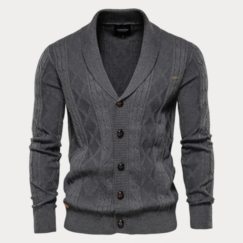 Herren Strickjacke Warm Bequem Knöpfe