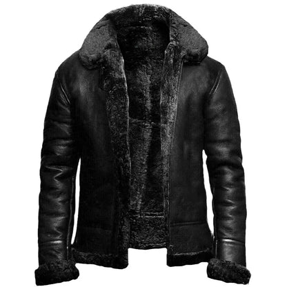Echtleder Lederjacke Herren Stilvoll Klassisch