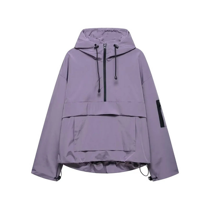 Damen Skijacke Elegante Kapuze Winterjacke