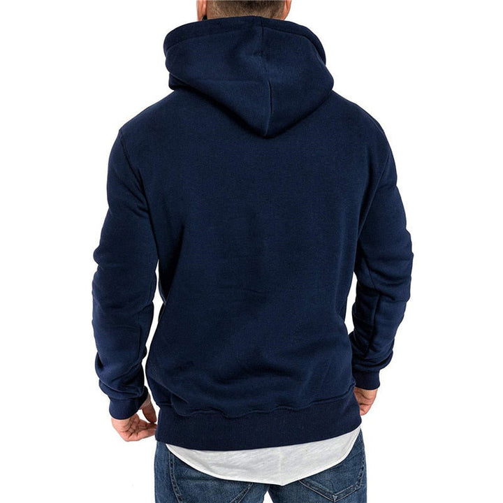 Bequeme Herren Pullover Kapuze Sportlich - IdealeKleiden