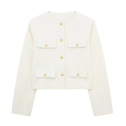 Stilvolle Damenblazer Kurz Elegant