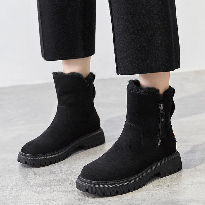 Damen Winterstiefel Warm Wasserdicht Schnee
