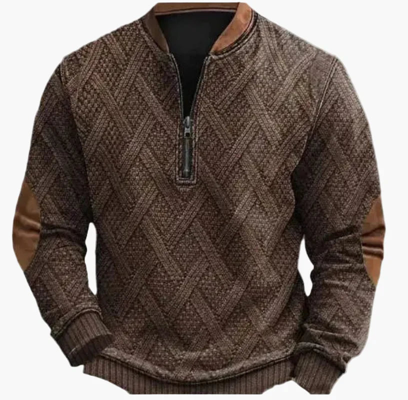 Herren Pullover Warm Modern Stehkragen