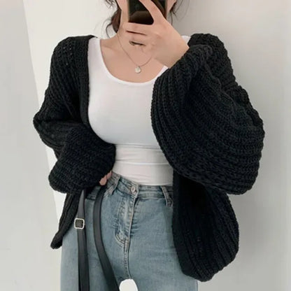 Bequemer Oversize Cardigan Großzügig