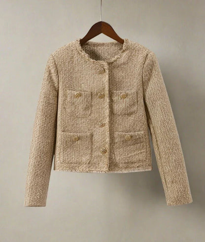 Klassische Tweed Jacke Damen