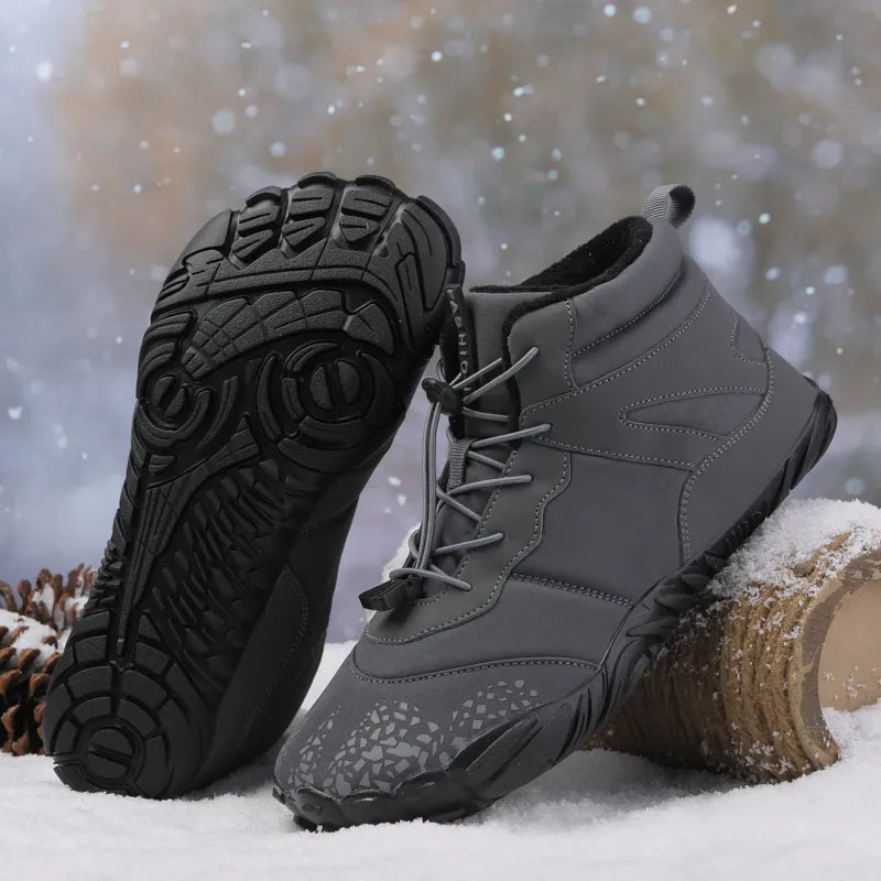 Leichte Winterstiefel Barfußschuhe Warm