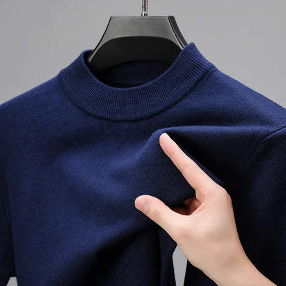 Bequemer Herren Pullover Gestrickt