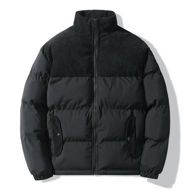Gepolsterte Unisex-Jacke Corduroy Style