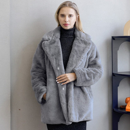 Winterjacke Faux Fur Warm & Stylish