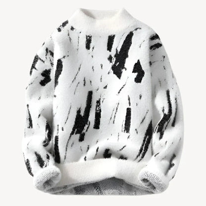 Stylischer Strickpullover Herren Modern Gemütlich - IdealeKleiden