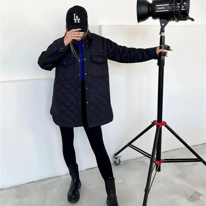 Herbstjacke Stilvoll Damen, Große Taschen Praktisch