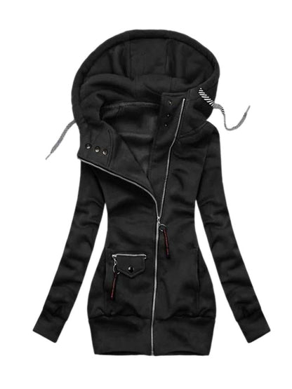Praktische Winterjacke Langärmlig Kapuze