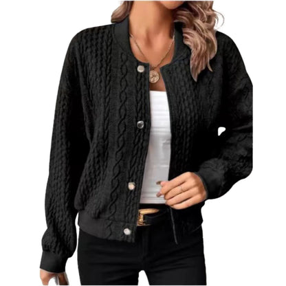 Damenschale Frauen Weste Knöpfe Modern