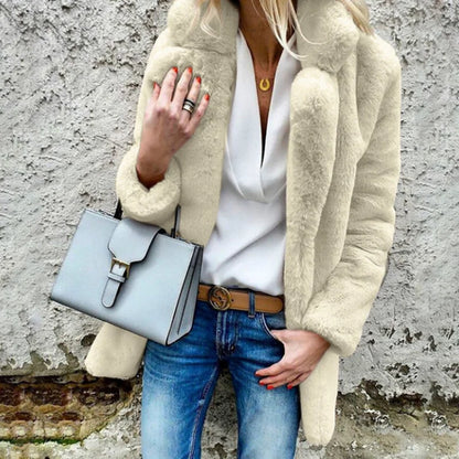 Winterkleid Damen Weich Mittellang