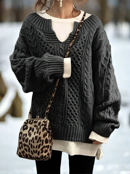 Strickpullover Oversized Weichwarm Comfort Fit