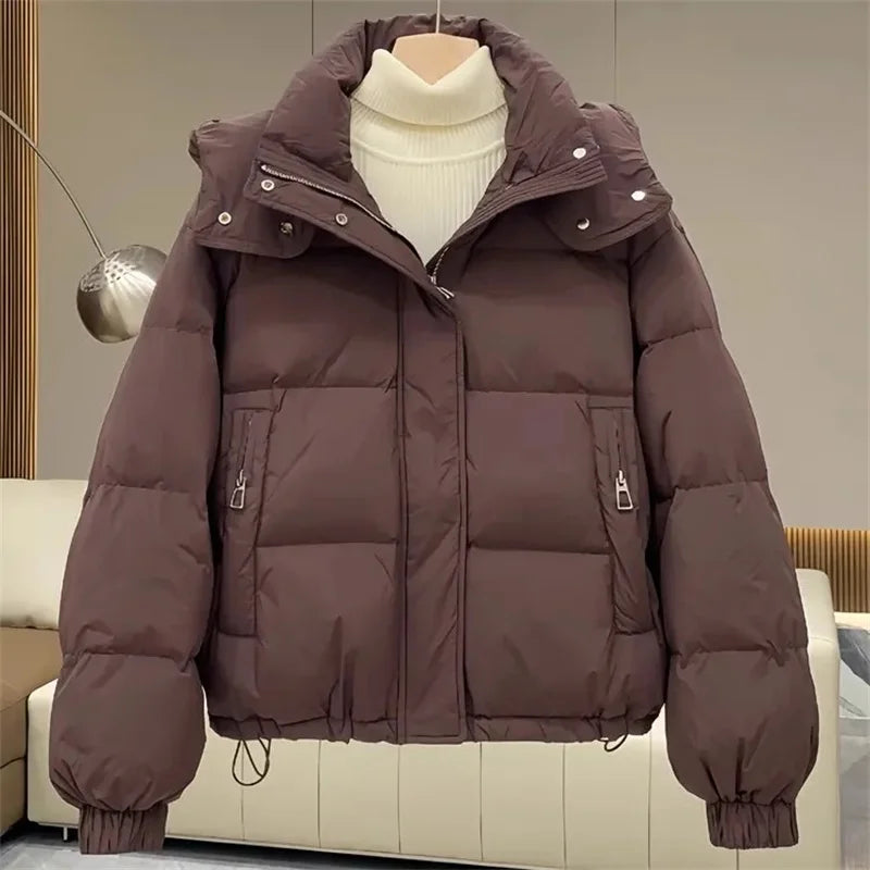 Winter Pufferjacke Lässig Warm