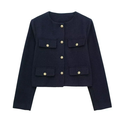 Stilvolle Damenblazer Kurz Elegant