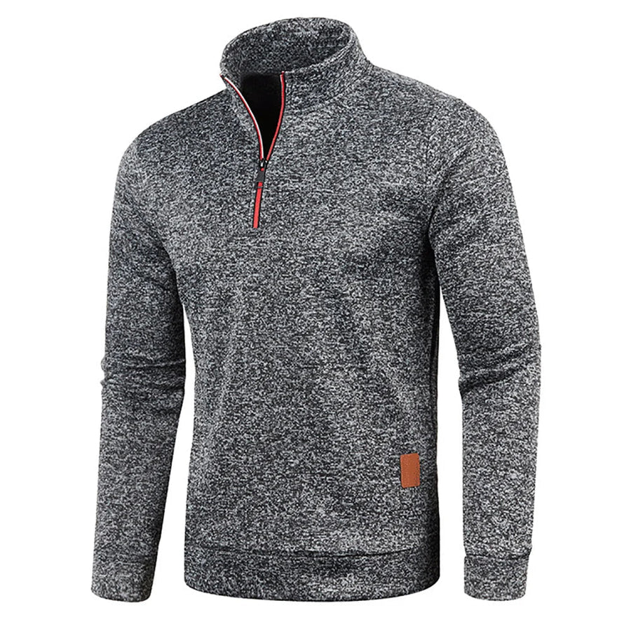 Milo - Bequemer Herren Pullover Mit Reißverschluss