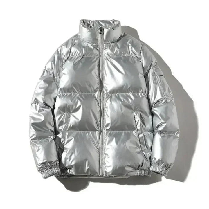 Wattierte Winterjacke Herren Warm Isoliert Pufferjacke