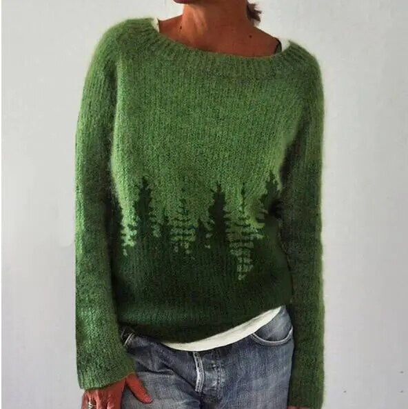 Retro Sweatshirt Stilvoll Komfortabel Damen