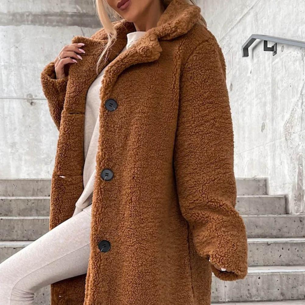 Weicher Wintermantel Damen - IdealeKleiden