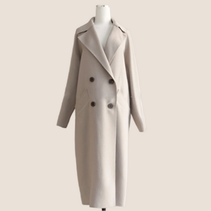 Klassischer Trenchcoat Herbst Winter Modell - IdealeKleiden