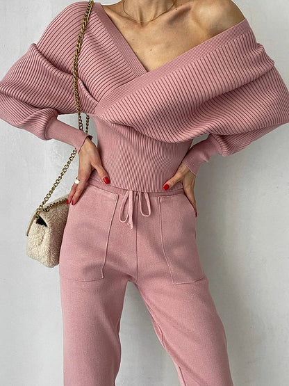 Sportliches 2-Teil Set Pullover Hose