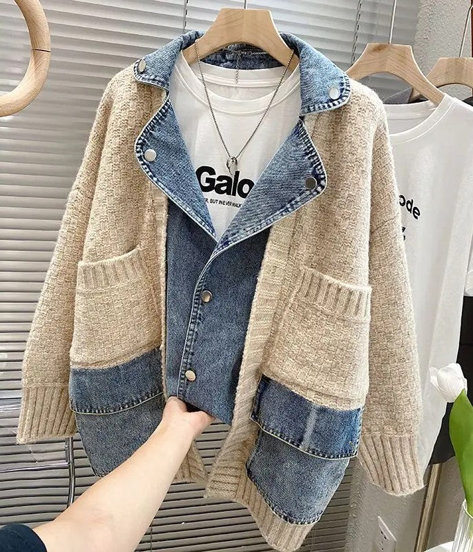 Modische Jeansjacke Stilvoll & Chic