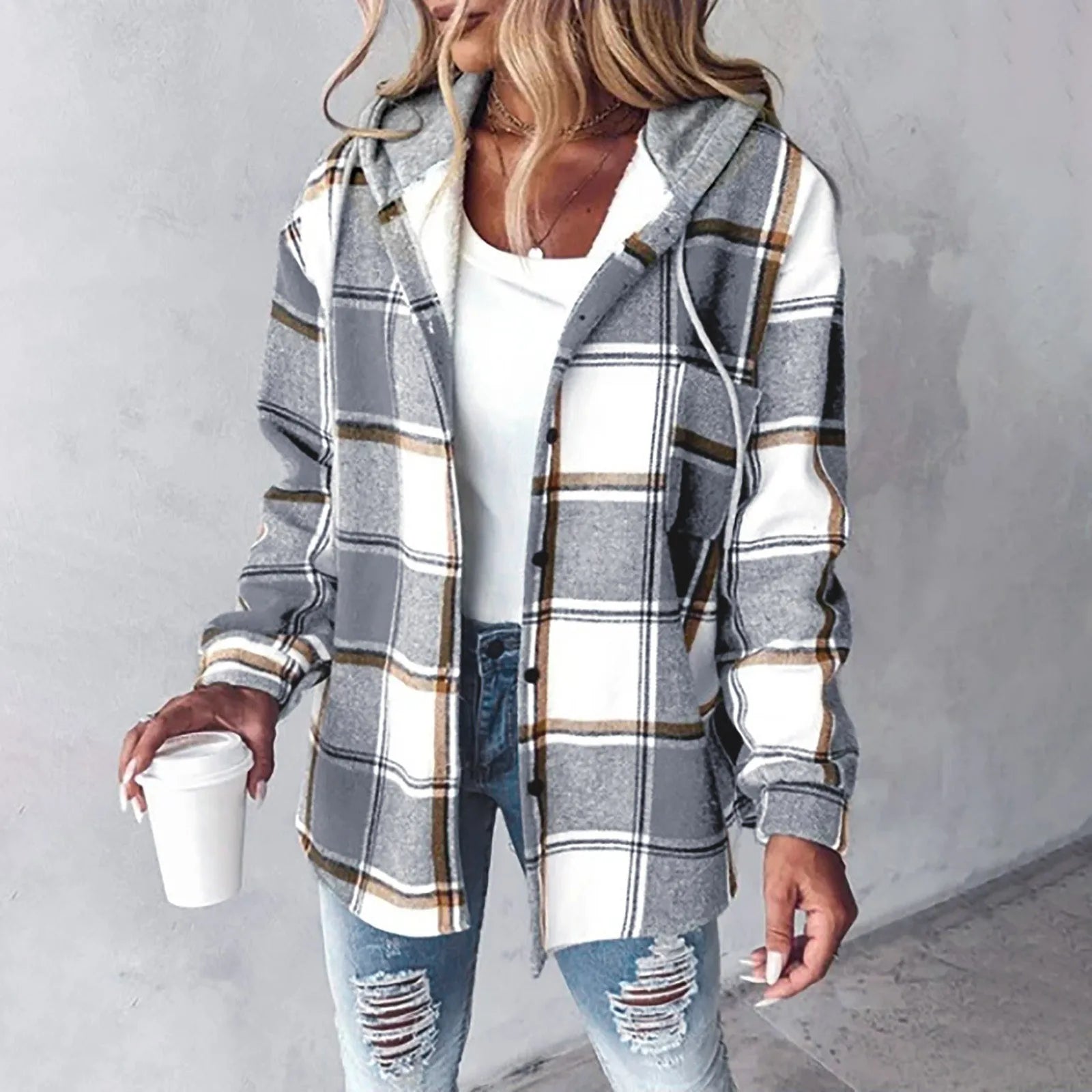 Stilvolle Frauenjacke Elegant Lässig - IdealeKleiden