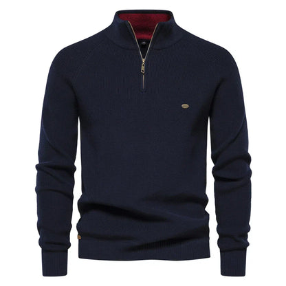 Pullover Mit Halbzipper Modern Design
