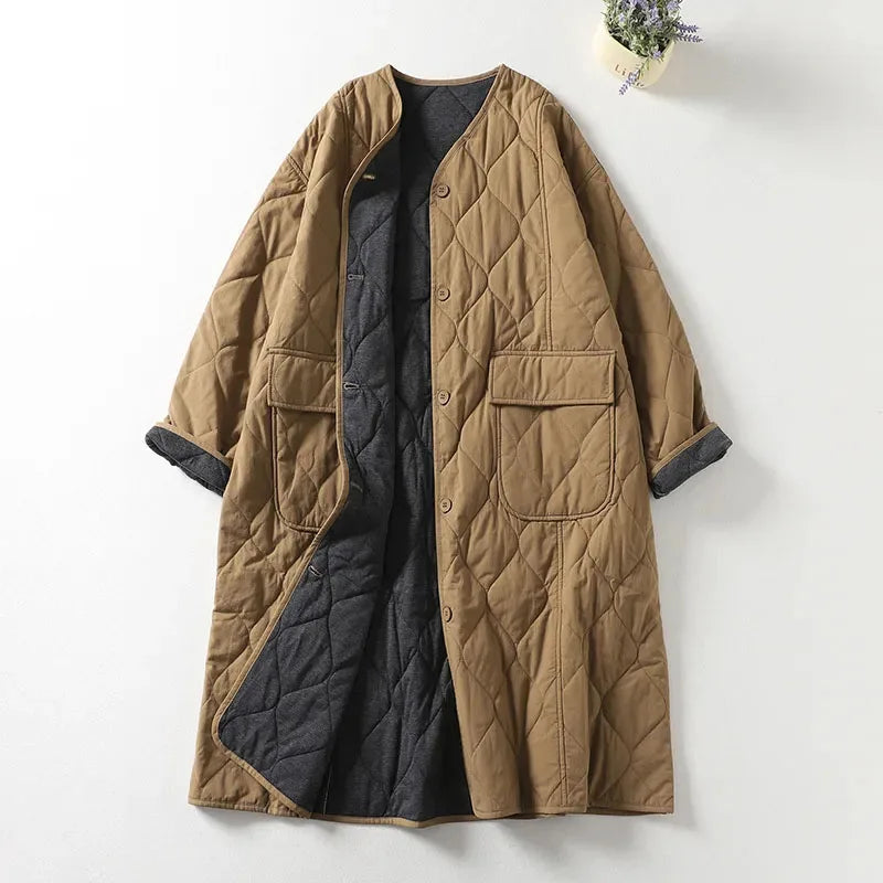 Stylische Damenmantel Steppjacke