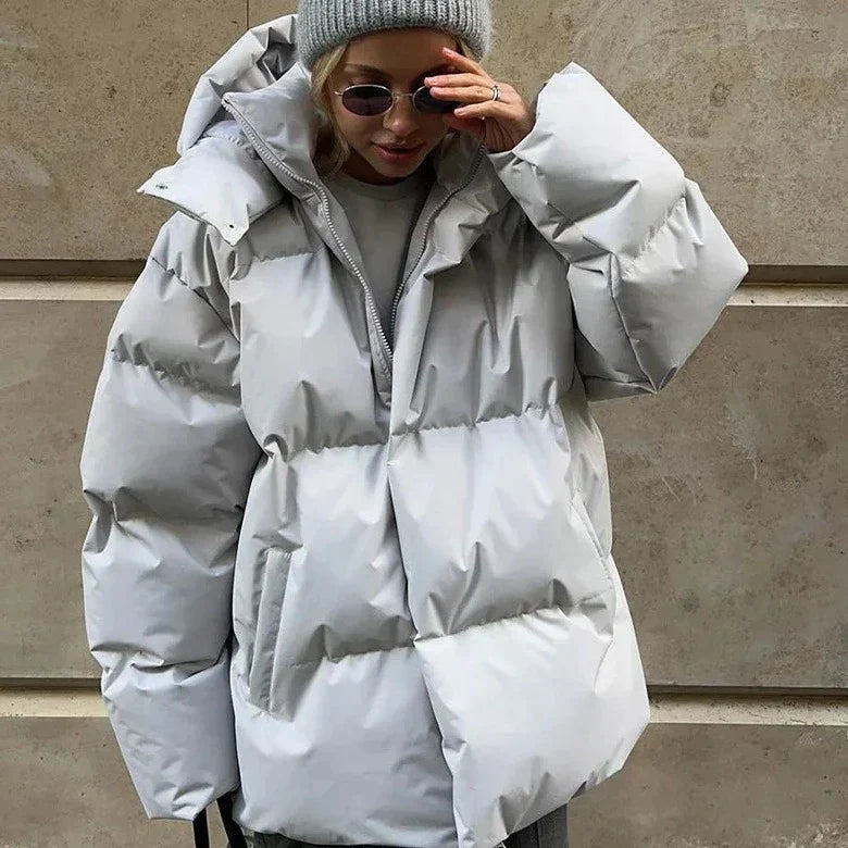 Elegante Monochrom Jacke Damen