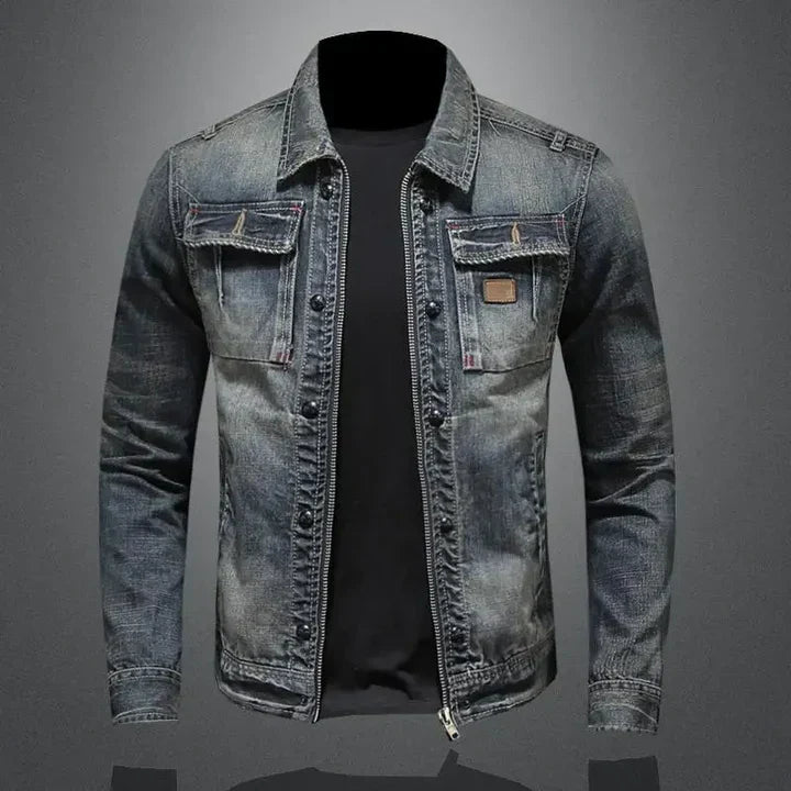 Felix - Vintage-Jeansjacke Klassisch - IdealeKleiden