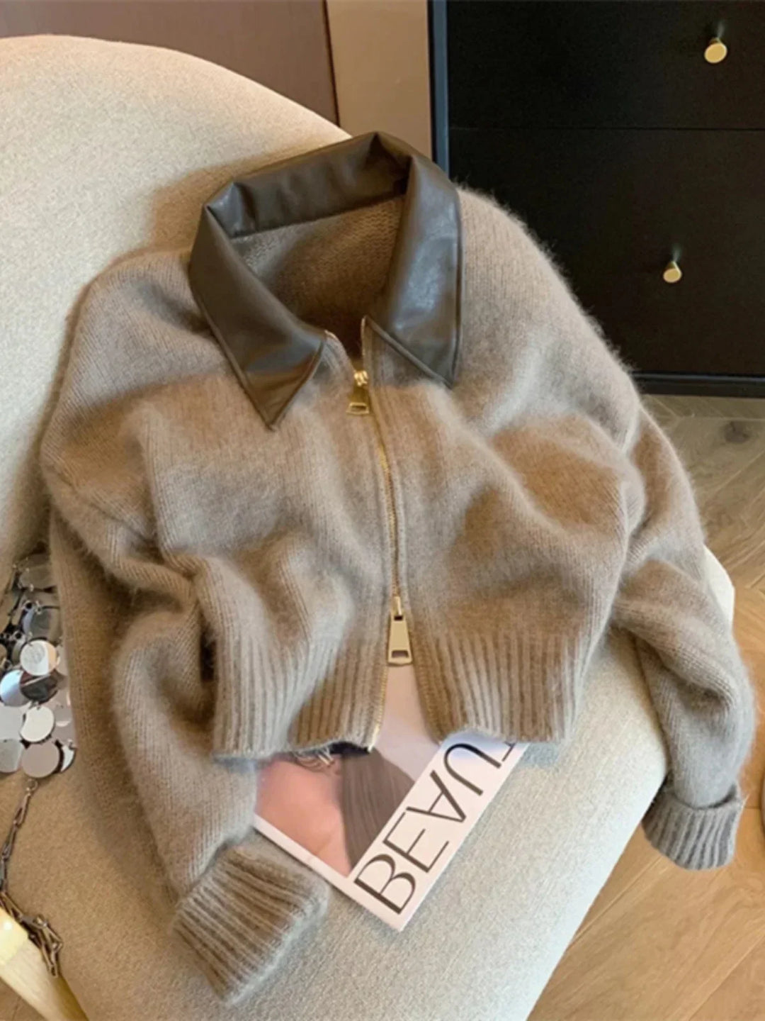 Frauen Jacke Rosa Damenmantel - IdealeKleiden